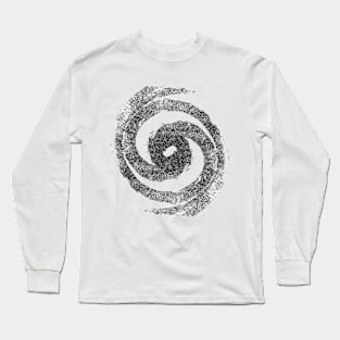 Yin Yang Retro Graphic Chinese Circle Shirt Long Sleeve T-Shirt